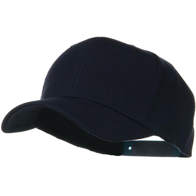 Solid Wool Blend Prostyle Snapback Cap Royal One Size