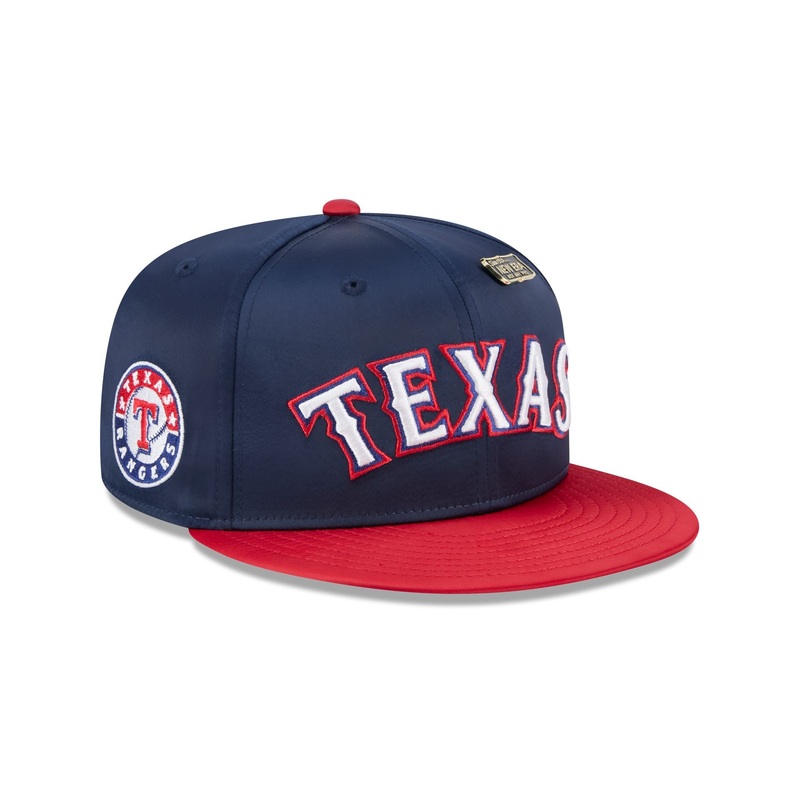 Texas Rangers Spring Satin 59FIFTY Fitted Hat 7