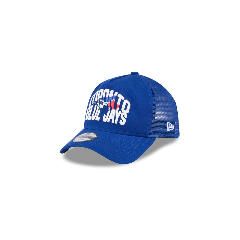 Toronto Blue Jays Kids Chalk 9FORTY A-Frame Trucker Hat Child