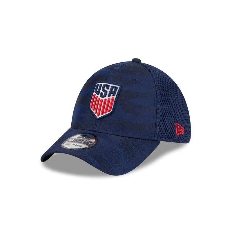 U.S. Soccer Men’s National Team Camo 39THIRTY Stretch Fit Hat S/M