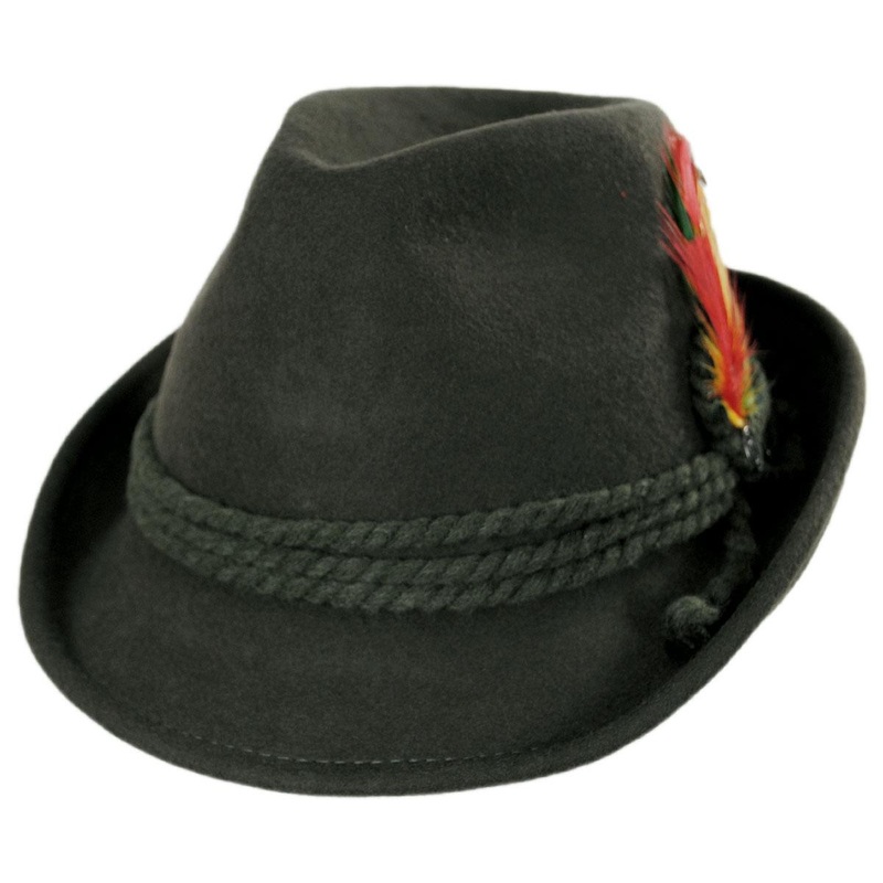 Wholesale Alpine Wool Felt Fedora Hat B2B Pre-Pack MOSS 1S-3M-4L-3XL-1XXL