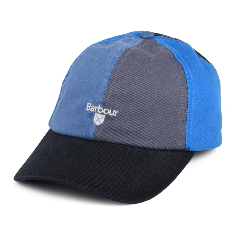 Barbour Hats Kids Laytham Cotton Baseball Cap – Blue-Navy Kids Small/Medium