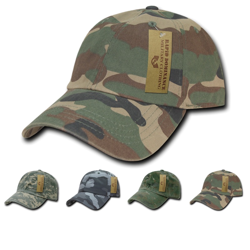 Camo Tactical Hat Camouflage Baseball Cap Military – Rapid Dominance R830 Universal Digital Camo