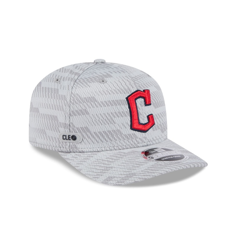 Cleveland Guardians 2025 Clubhouse Gray 9SEVENTY Stretch-Snap Hat One Size