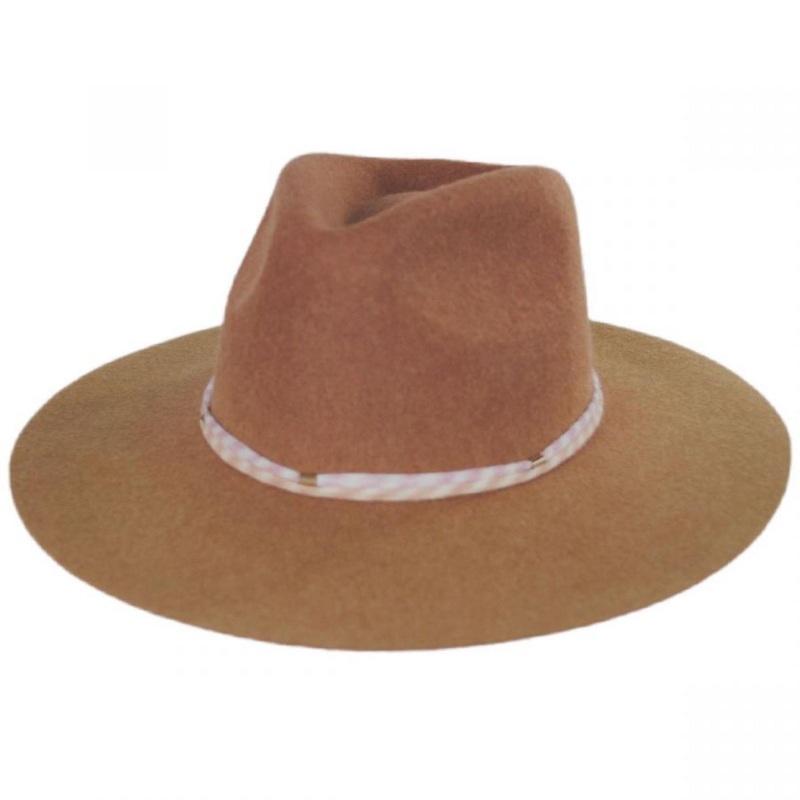 Country Boy Wool Felt Crossover Hat WHISKEY S