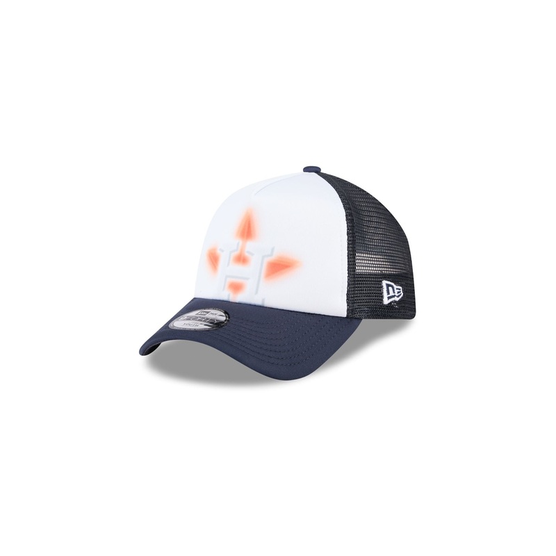 Houston Astros Kids Painted 9FORTY A-Frame Trucker Hat Child