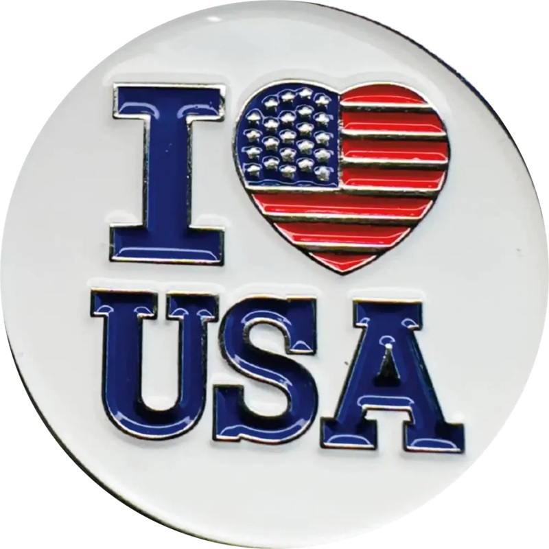 I Love The USA | Magnetic Hat Pin