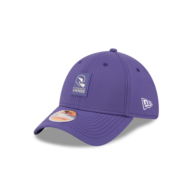 Minnesota Vikings 2025 Sideline Hot Weather Historic 39THIRTY Stretch Fit Hat S/M