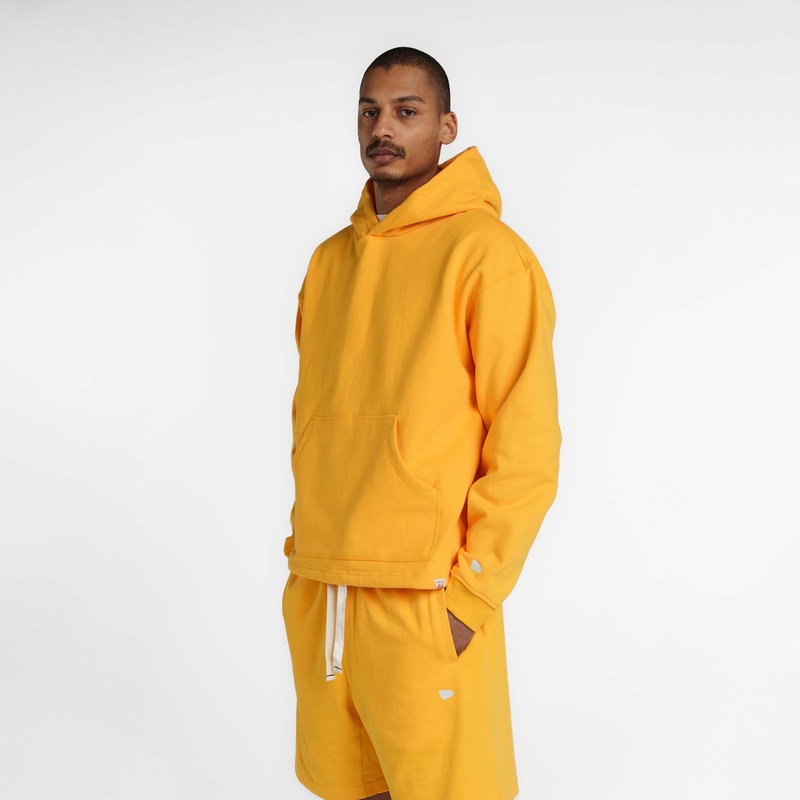 New Era Branded Alden Gold Hoodie S