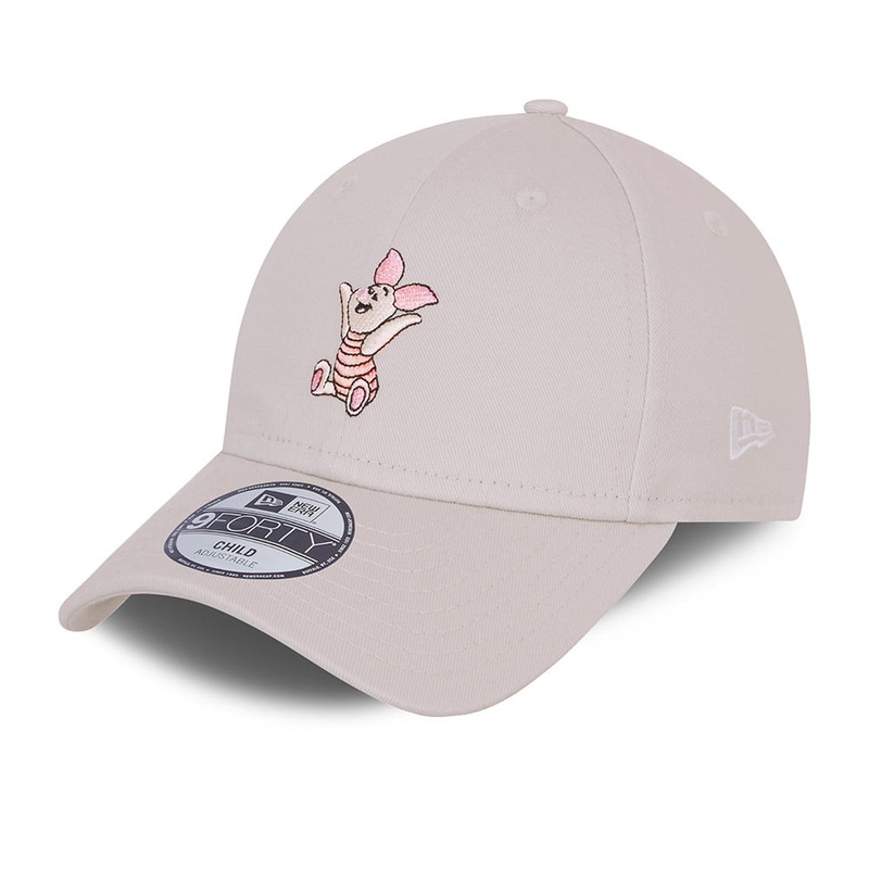 New Era Kids 9FORTY Piglet Baseball Cap – Disney Character – Stone CHILD ADJ.