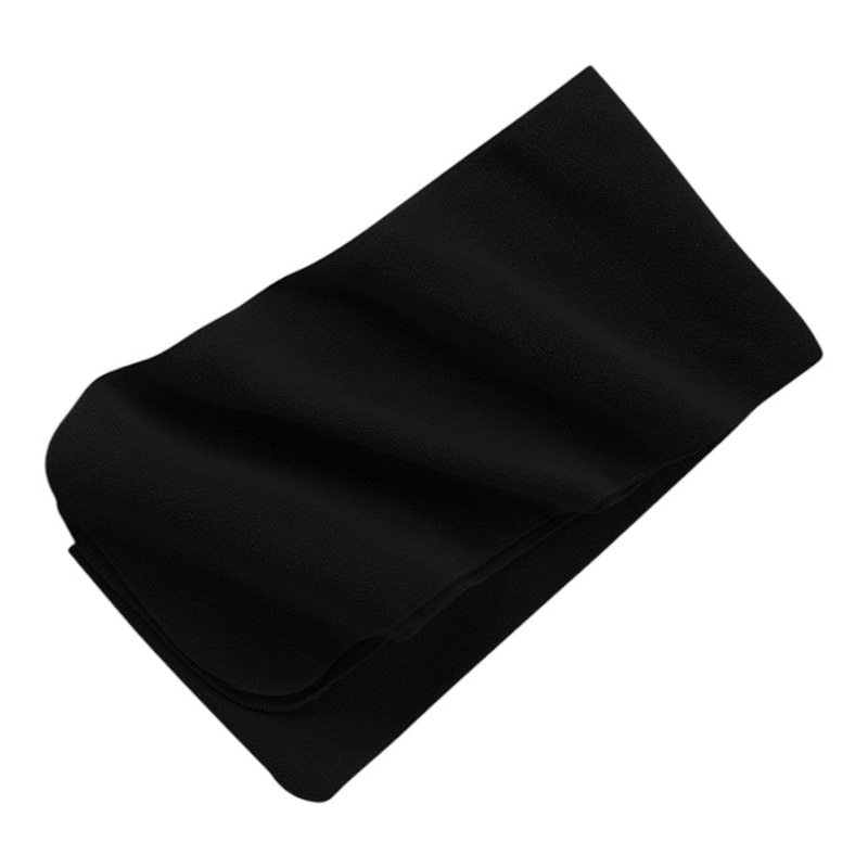 Port Authority FS03 Extra Long Fleece Scarf Black