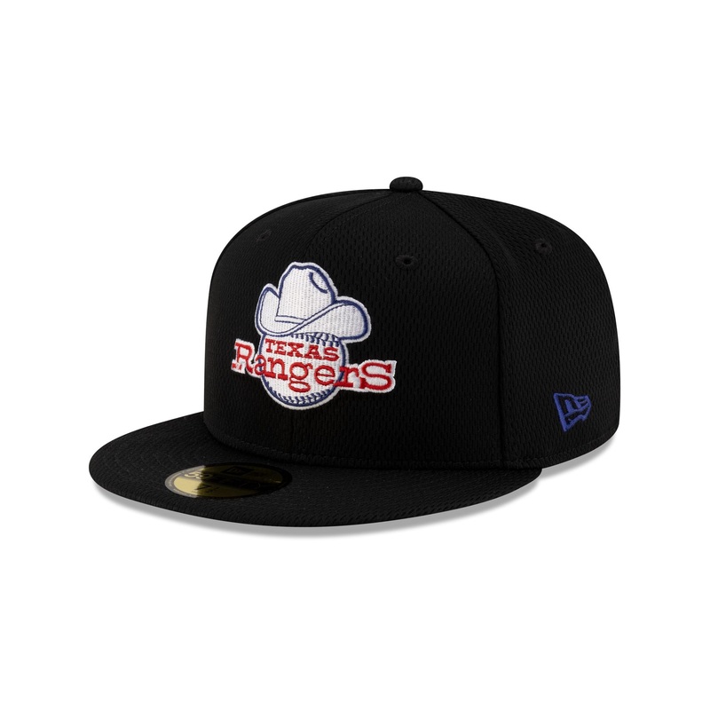 Texas Rangers 2025 Clubhouse Alt Black 59FIFTY Fitted Hat 7