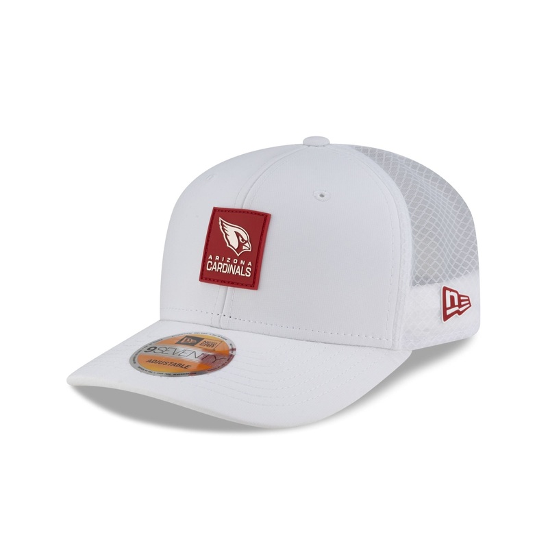 Arizona Cardinals 2025 Sideline Hot Weather White 9SEVENTY Trucker Hat One Size