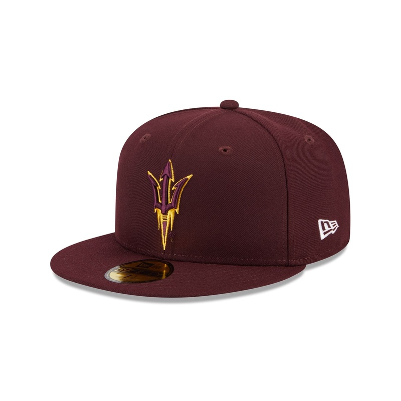 Arizona State Sun Devils Maroon 59FIFTY Fitted Hat 7