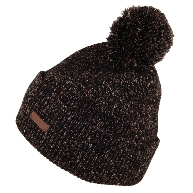 Barts Hats Callac Bobble Hat – Black Mix 1-Size