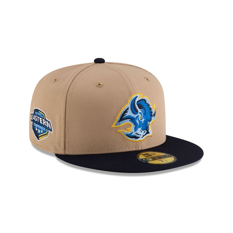 Buffalo Sabres Camel 59FIFTY Fitted Hat 7