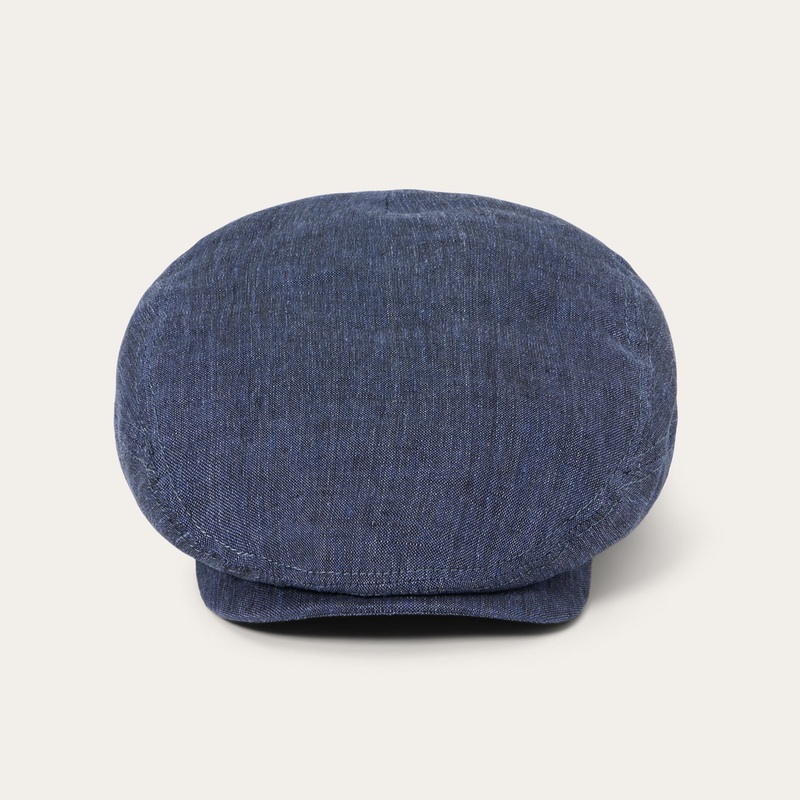 Linen Driver Cap Blue S