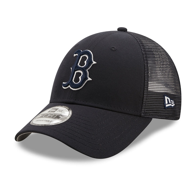 New Era 9FORTY Boston Red Sox Trucker Cap – MLB Home Field – Navy Blue Adjustable