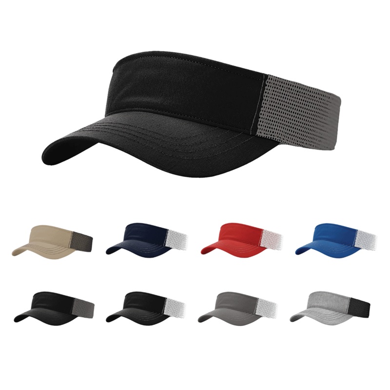 Richardson 712 Trucker Visor Black/Charcoal