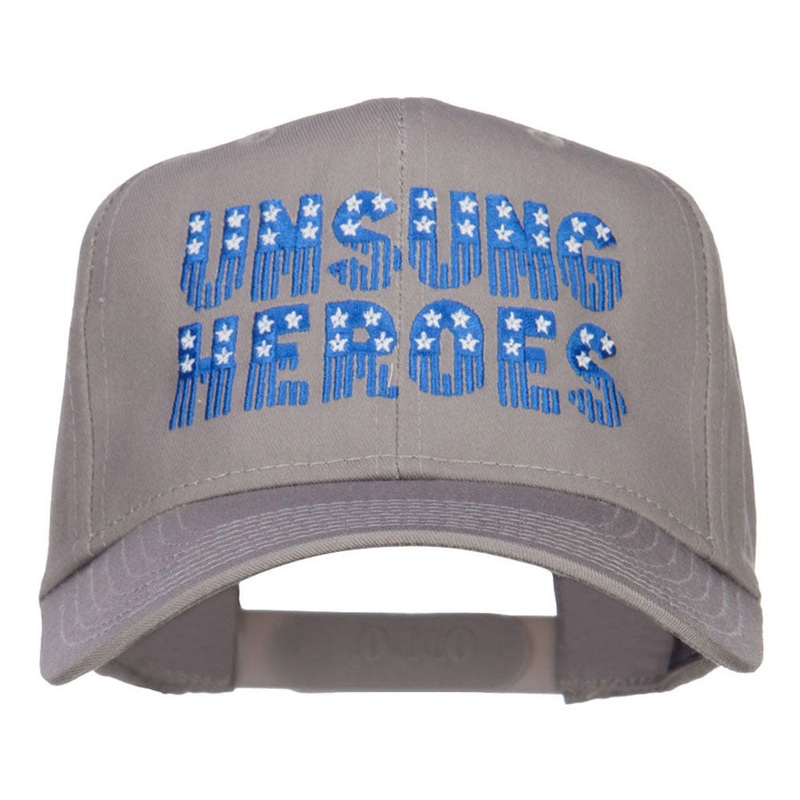 Unsung Heroes Embroidered High Profile Cap Grey One Size