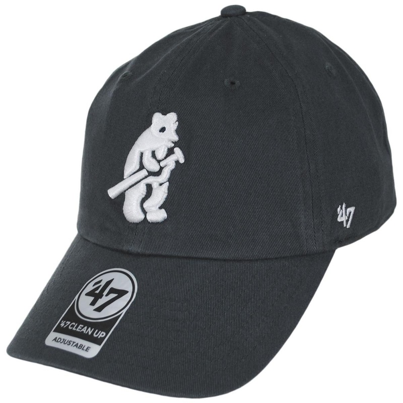 Chicago Cubs MLB Cooperstown Clean Up Strapback Baseball Cap Dad Hat VINTAGE NAVY ADJUSTABLE