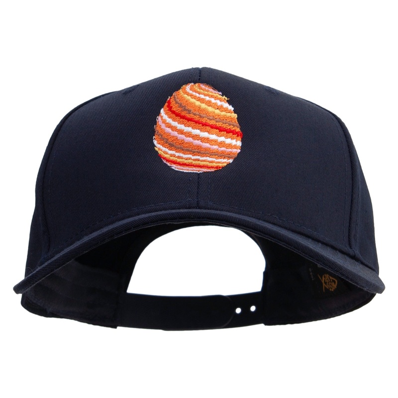 Christmas Eggs Embroidered Six Panels Pro Style Cap Navy One Size