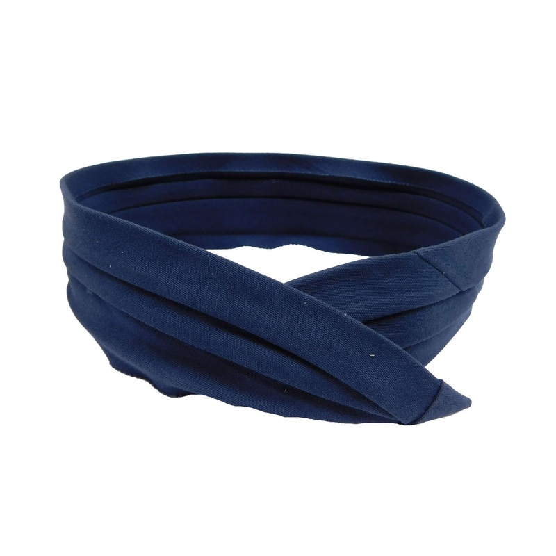 Cotton Hat Band -Navy Navy