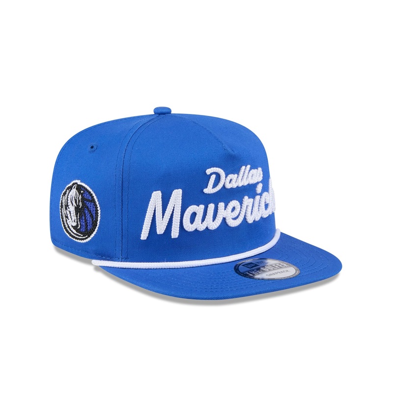 Dallas Mavericks Team Text Golfer Hat One Size