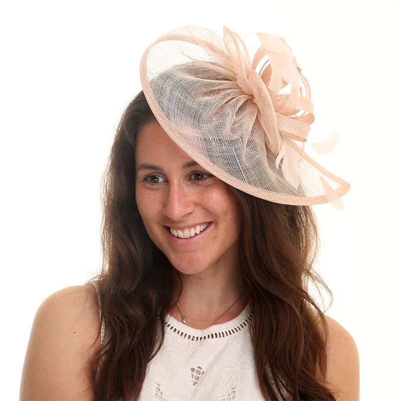 Jane Anne Designs Iris Fascinator – Nude 1-Size