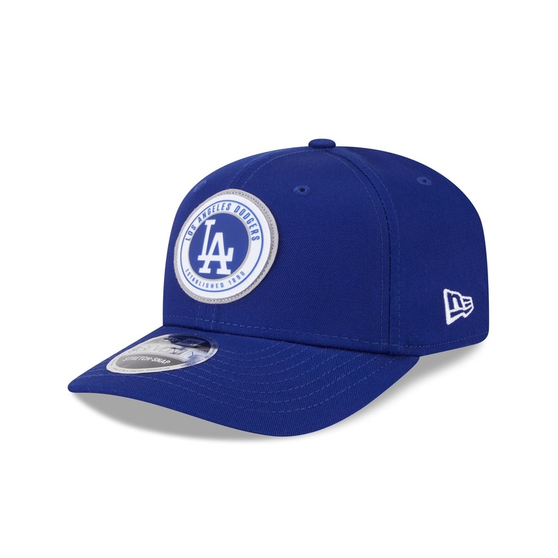 Los Angeles Dodgers Circle Patch 9SEVENTY Stretch-Snap Hat One Size
