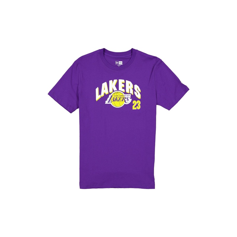 Los Angeles Lakers Name & Number Lebron James T-Shirt S