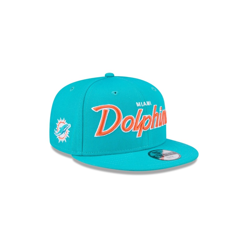 Miami Dolphins Script Kids 9FIFTY Snapback Hat One Size