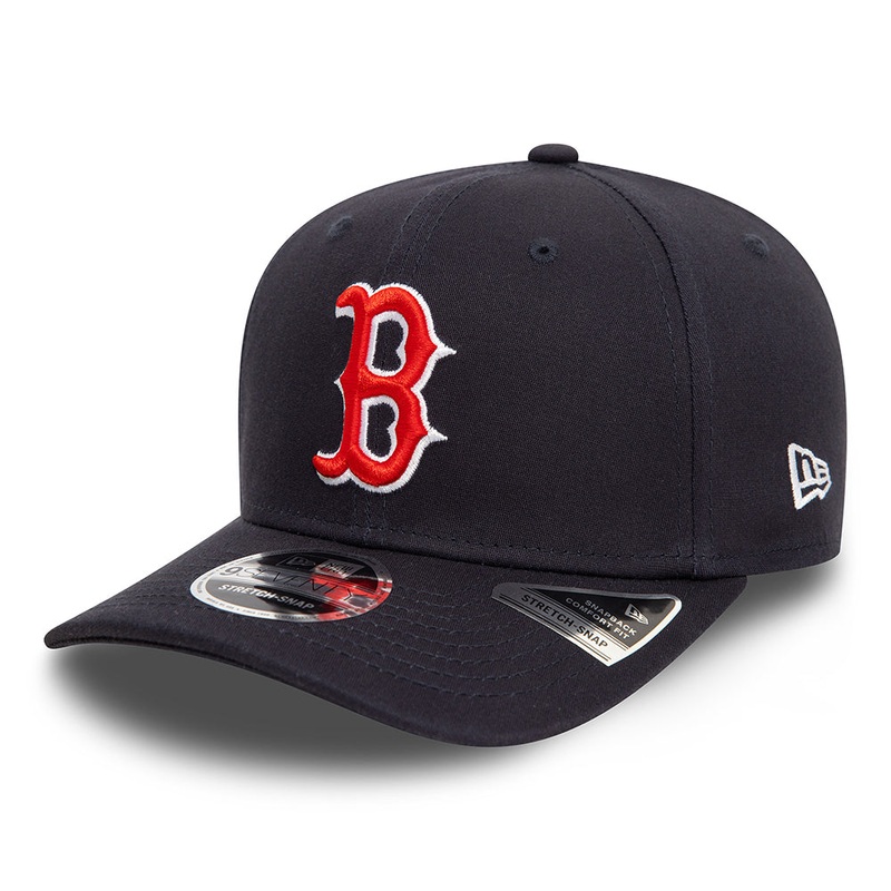 New Era 9SEVENTY Boston Red Sox Snapback Cap – MLB OTC Stretch Snap – Navy Blue Adjustable