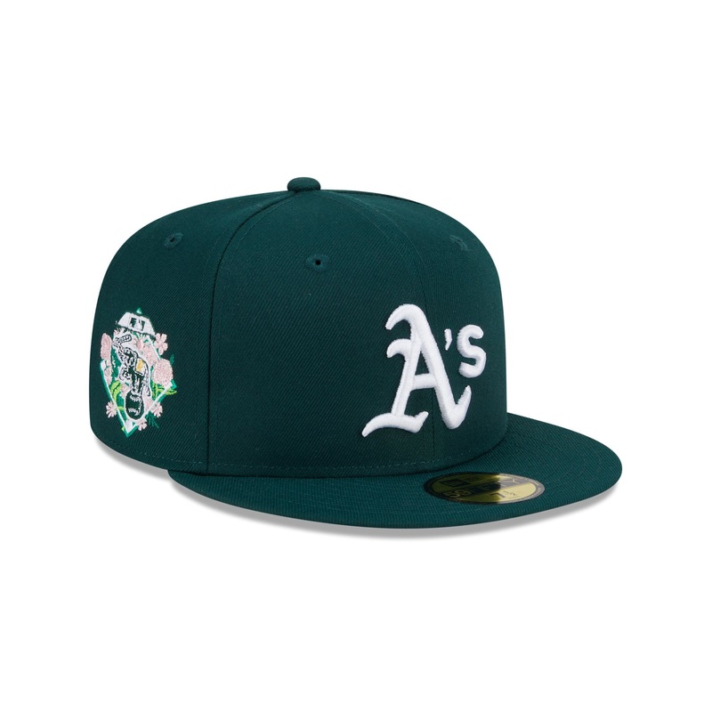 Oakland Athletics Floral Undervisor 59FIFTY Fitted Hat 7