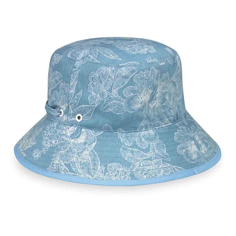 Riley Bucket Hat for Small Heads – Wallaroo Hats Blue Small (55 cm)