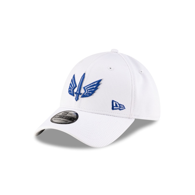 St. Louis Battlehawks White 39THIRTY Stretch Fit Hat S/M