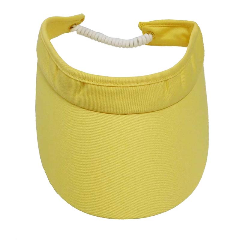 Tropical Trends Cotton Sun Visor – Yellow and Lime Yellow