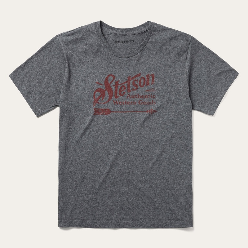 Vintage Arrow Graphic Tee Grey S