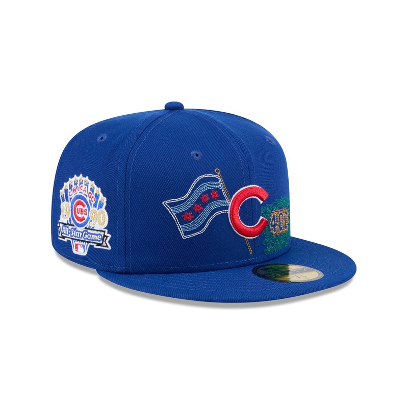 Chicago Cubs State Stitch 59FIFTY Fitted Hat 7