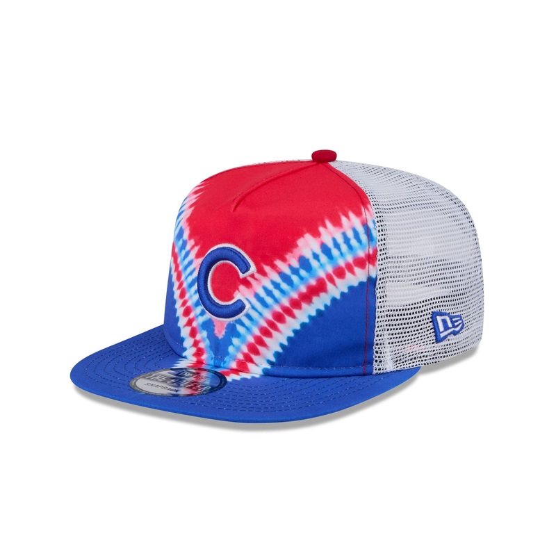 Chicago Cubs Tie-Dye Golfer Hat One Size