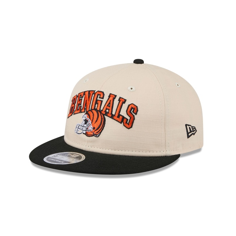 Cincinnati Bengals Historic Helmet Retro Crown 9FIFTY Snapback Hat One Size