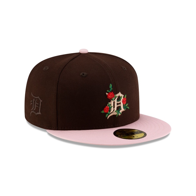 Detroit Tigers Roses 59FIFTY Fitted Hat 7