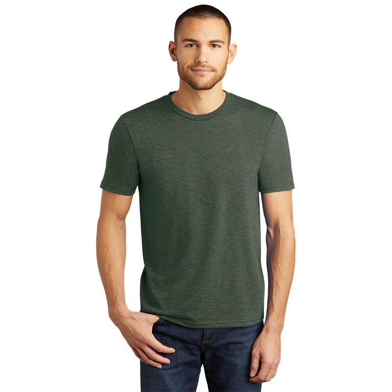 District DM130 Perfect Tri Tee – Heathered Forest Green Heathered Forest Green XS