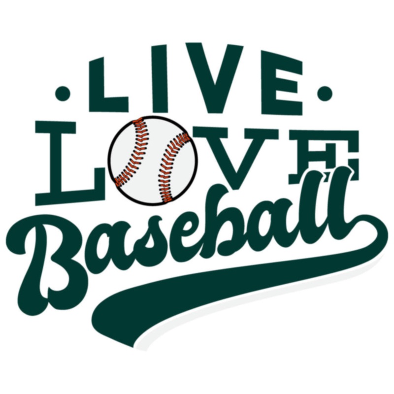 Dk Green Live Love Baseball Default Title One Size