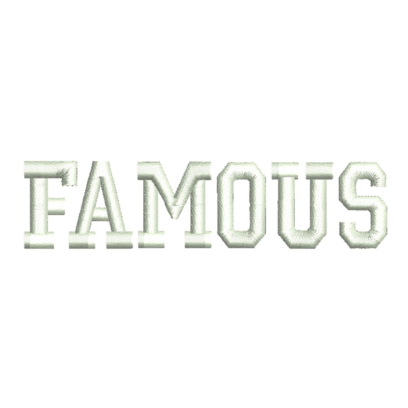 Famous Letter Default Title One Size
