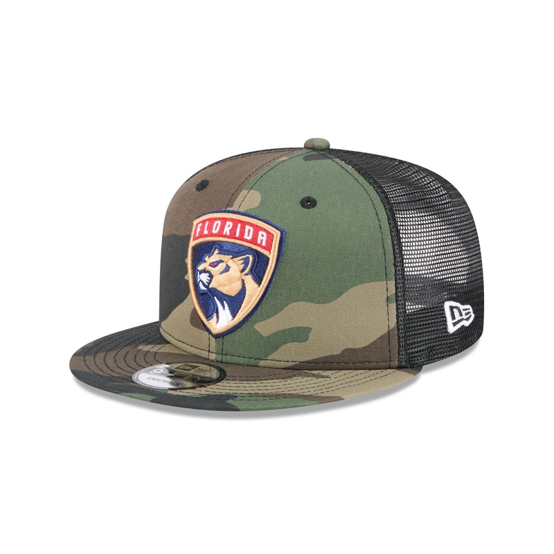 Florida Panthers Camo 9FIFTY Trucker Hat One Size