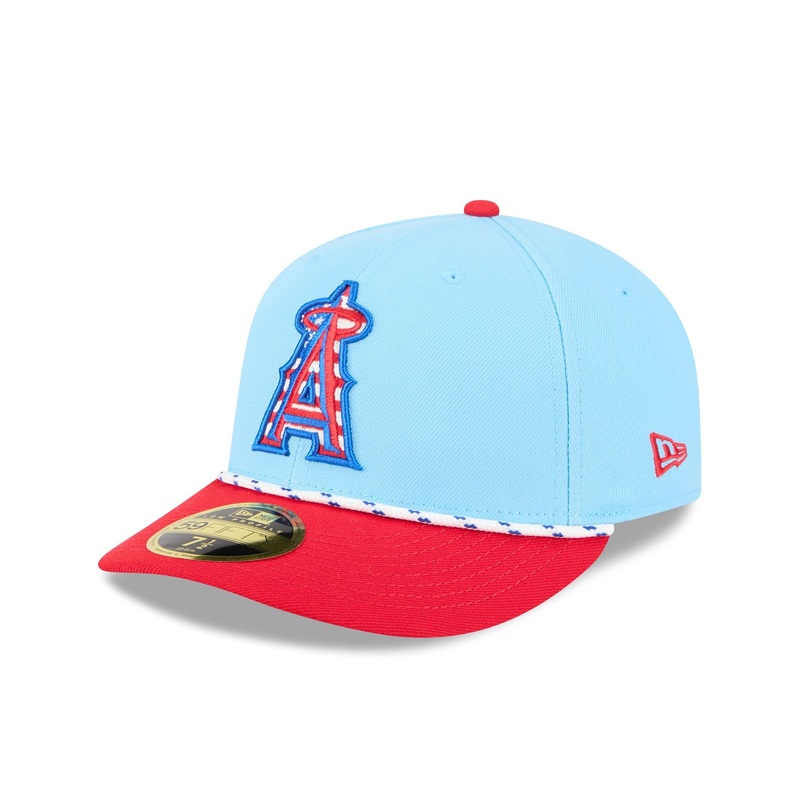 Los Angeles Angels Independence Day 2025 Low Profile 59FIFTY Fitted Hat 7