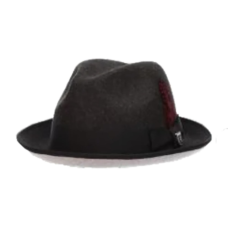 ProvatoKnit Fedora with Contrast Underbrim – Stacy Adams Hats Black X-Large (61 cm)
