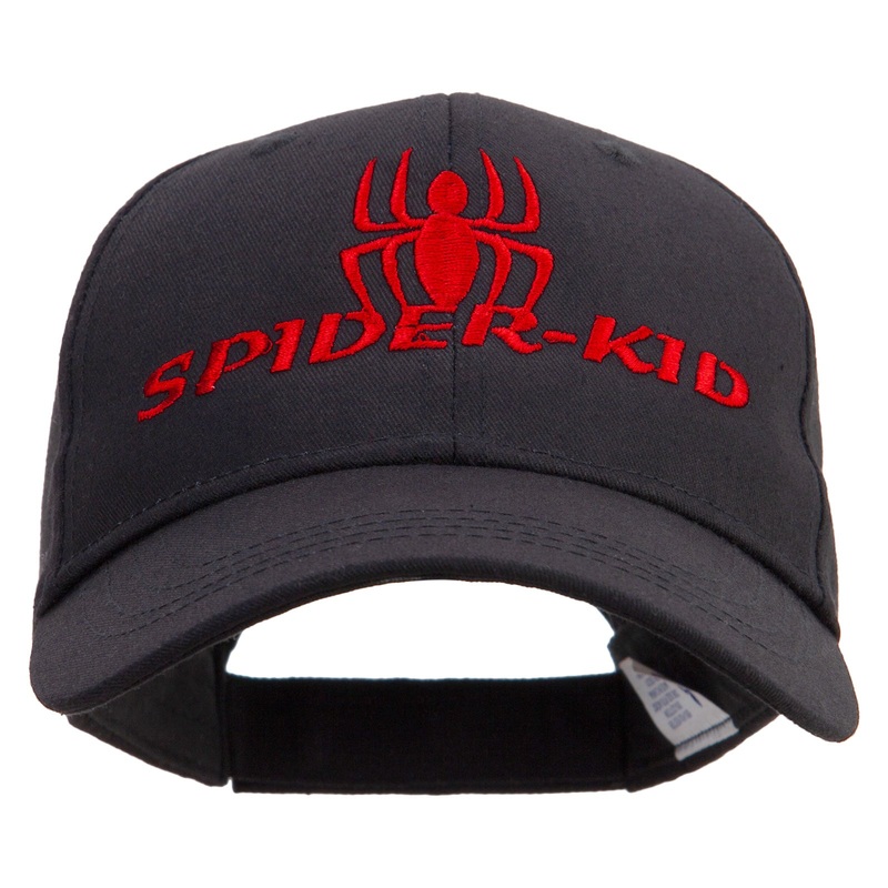 Spider Kid Embroidered Youth Cap Black One Size