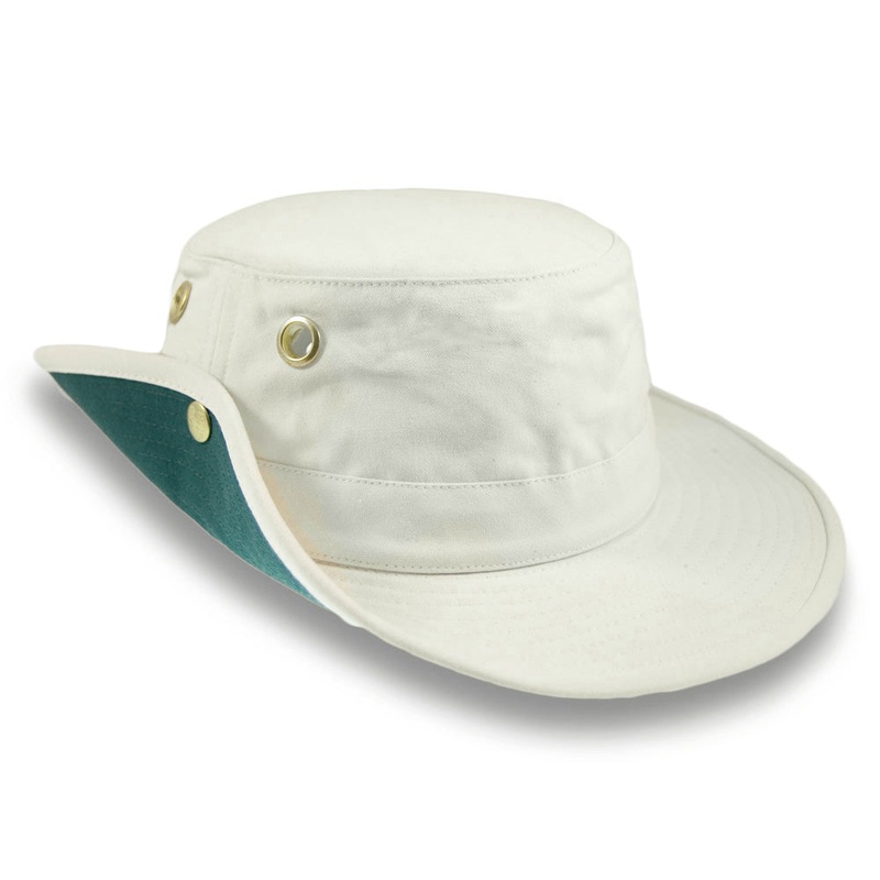 Tilley Hats Classic T3 Packable Sun Hat – Natural-Green 6 7/8